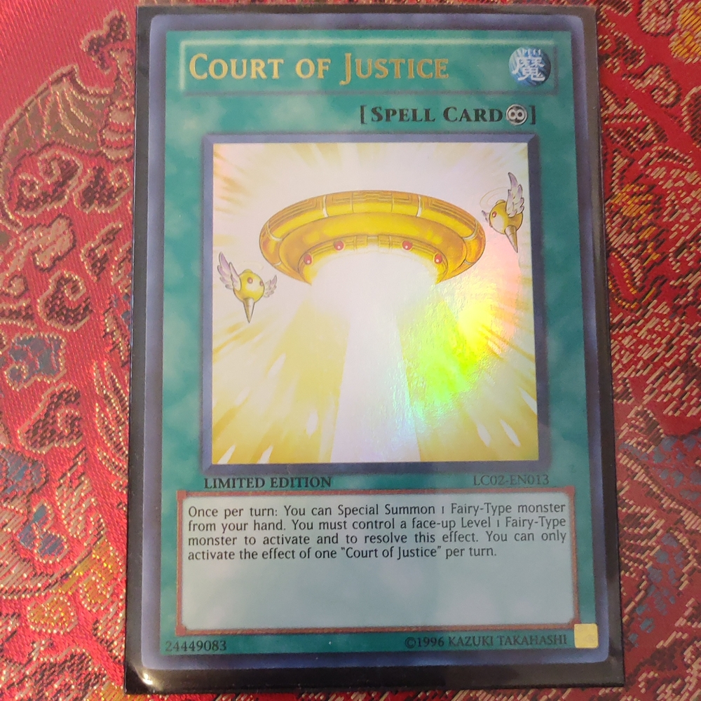 Yu Gi Oh TCG Court Of Justice Magic Limited Edition